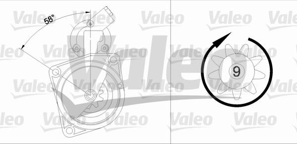 Valeo 436028 - Starteris autodraugiem.lv