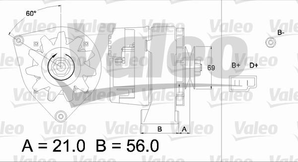 Valeo 436146 - Ģenerators autodraugiem.lv