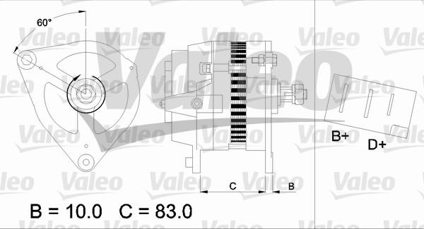 Valeo 436140 - Ģenerators autodraugiem.lv