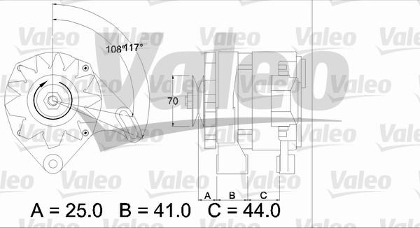 Valeo 436147 - Ģenerators autodraugiem.lv