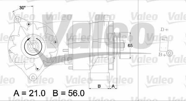 Valeo 436157 - Ģenerators autodraugiem.lv