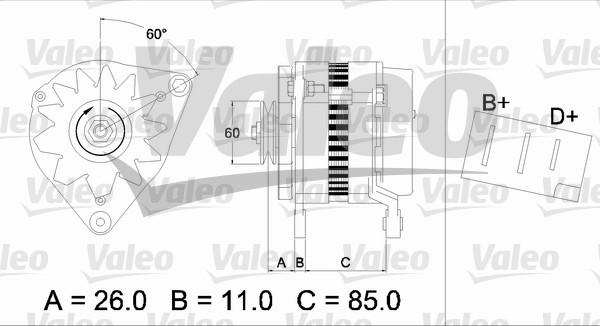 Valeo 436169 - Ģenerators autodraugiem.lv