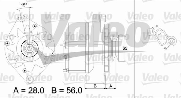 Valeo 436160 - Ģenerators autodraugiem.lv