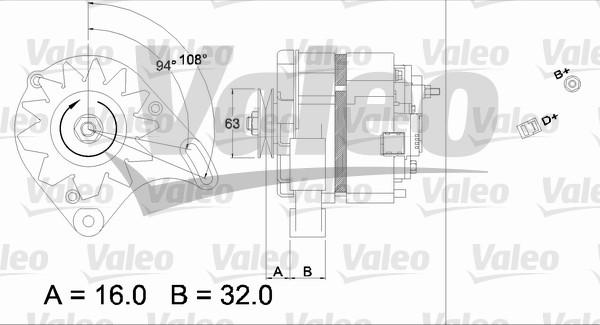 Valeo 436118 - Ģenerators autodraugiem.lv