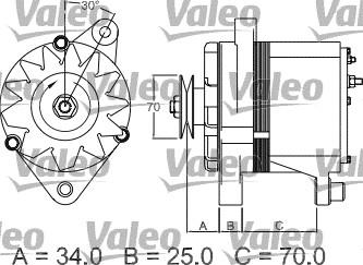 Valeo 436117 - Ģenerators autodraugiem.lv