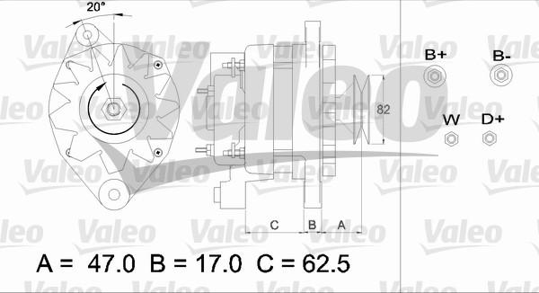 Valeo 436394 - Ģenerators autodraugiem.lv