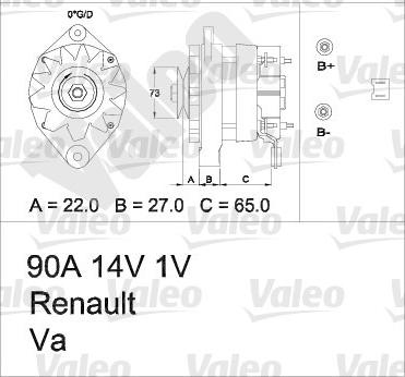 Valeo 436390 - Ģenerators autodraugiem.lv