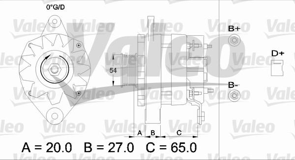 Valeo 436309 - Ģenerators autodraugiem.lv