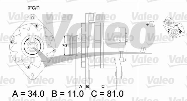 Valeo 436302 - Ģenerators autodraugiem.lv