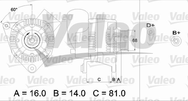 Valeo 436388 - Ģenerators autodraugiem.lv