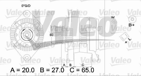 Valeo 436382 - Ģenerators autodraugiem.lv