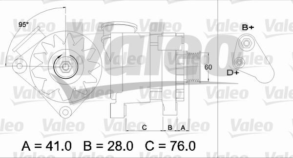 Valeo 436332 - Ģenerators autodraugiem.lv