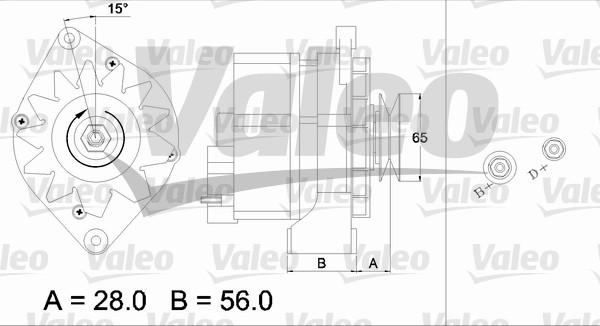 Valeo 436295 - Ģenerators autodraugiem.lv