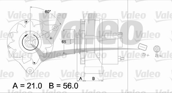 Valeo 436298 - Ģenerators autodraugiem.lv