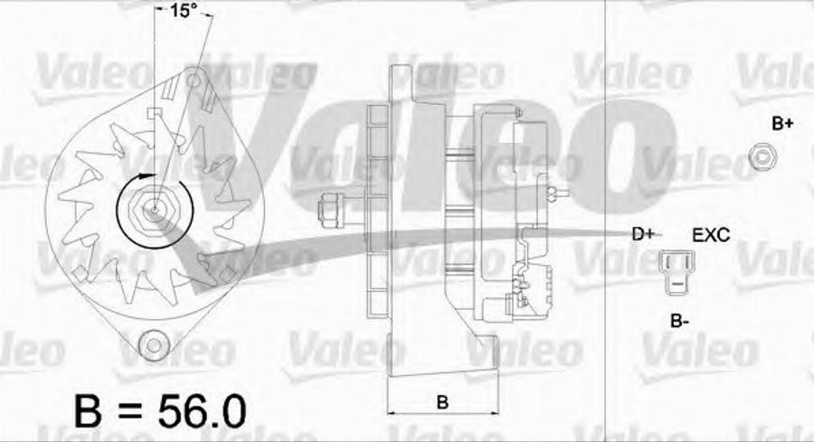 Valeo 436268 - Ģenerators autodraugiem.lv