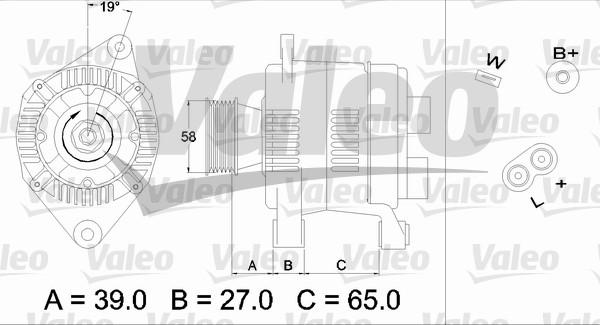 Valeo 436282 - Ģenerators autodraugiem.lv