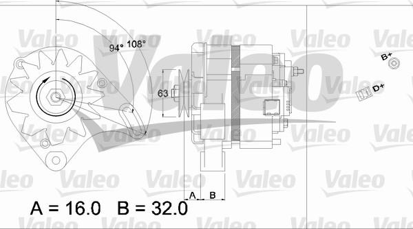 Valeo 436230 - Ģenerators autodraugiem.lv