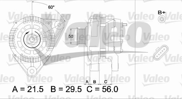 Valeo 436753 - Ģenerators autodraugiem.lv