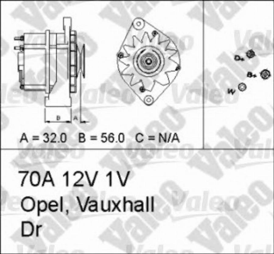 Valeo 436705 - Ģenerators autodraugiem.lv