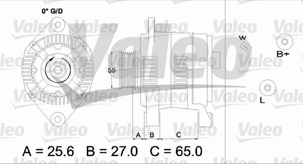 Valeo 436706 - Ģenerators autodraugiem.lv