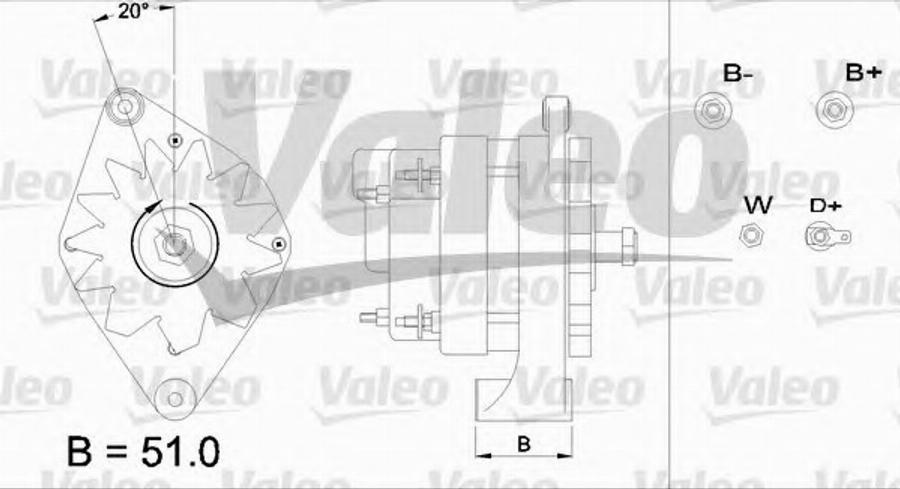 Valeo 436703 - Ģenerators autodraugiem.lv