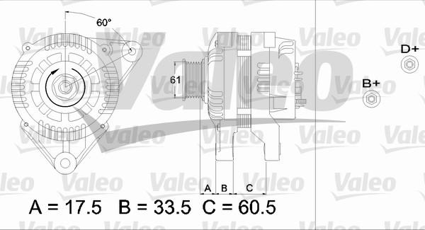 Valeo 436719 - Ģenerators autodraugiem.lv