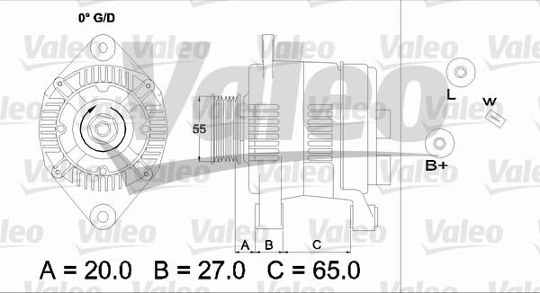 Valeo 436713 - Ģenerators autodraugiem.lv