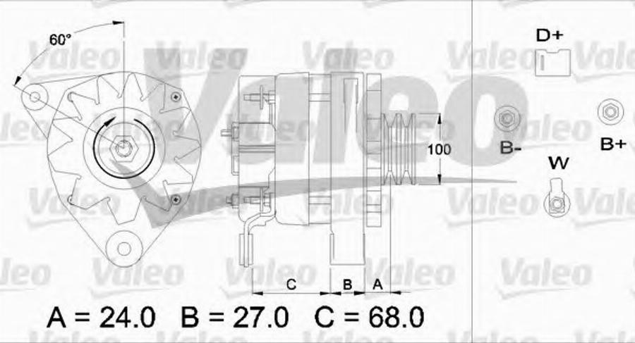 Valeo 436717 - Ģenerators autodraugiem.lv