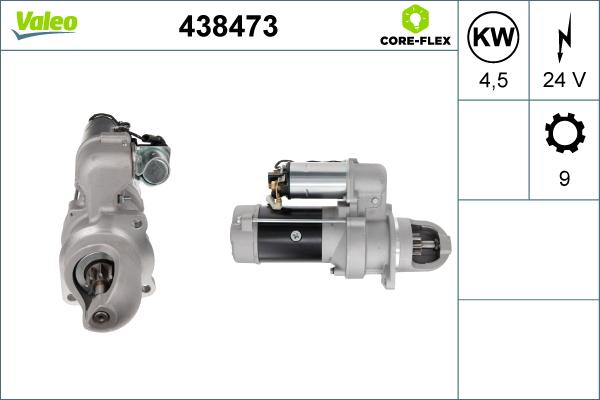 Valeo 438473 - Starteris autodraugiem.lv