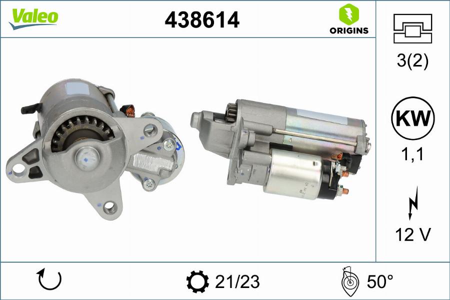 Valeo 438614 - Starteris autodraugiem.lv