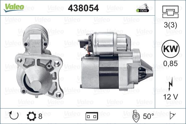 Valeo 438054 - Starteris autodraugiem.lv