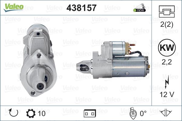 Valeo 438157 - Starteris autodraugiem.lv