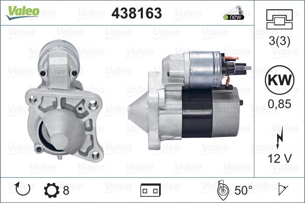 Valeo 438163 - Starteris autodraugiem.lv