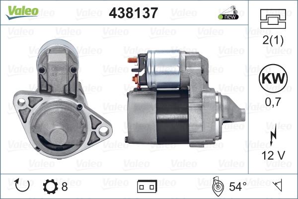 Valeo 438137 - Starteris autodraugiem.lv