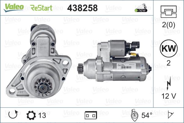 Valeo 438258 - Starteris autodraugiem.lv