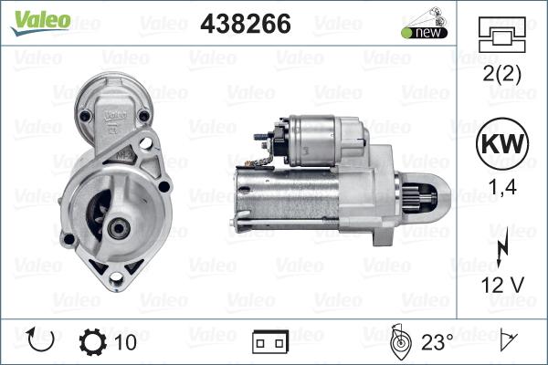 Valeo 438266 - Starteris autodraugiem.lv