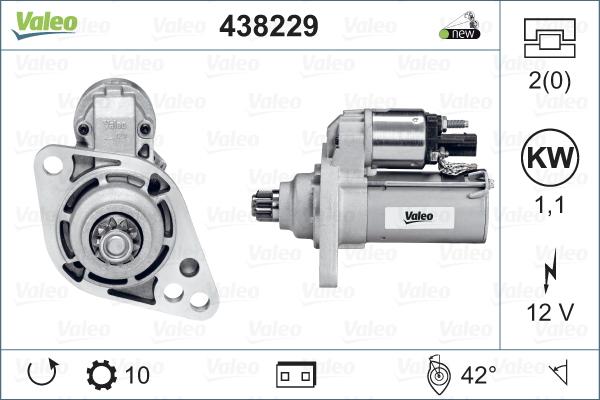 Valeo 438229 - Starteris autodraugiem.lv