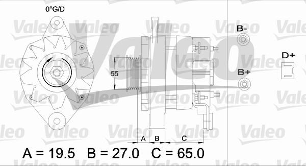 Valeo 433444 - Ģenerators autodraugiem.lv