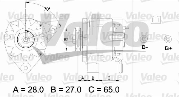 Valeo 433446 - Ģenerators autodraugiem.lv