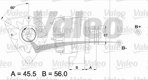 Valeo 433440 - Ģenerators autodraugiem.lv