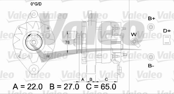 Valeo 433451 - Ģenerators autodraugiem.lv
