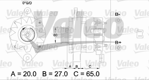 Valeo 433461 - Ģenerators autodraugiem.lv