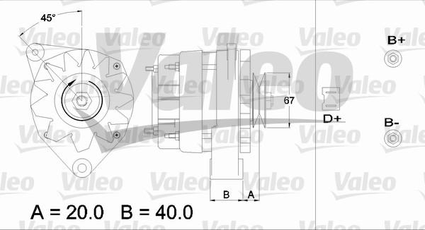 Valeo 433416 - Ģenerators autodraugiem.lv