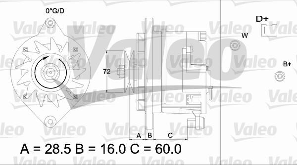 Valeo 433483 - Ģenerators autodraugiem.lv