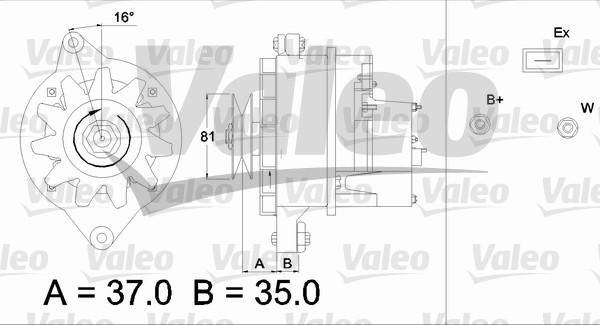 Valeo 433471 - Ģenerators autodraugiem.lv