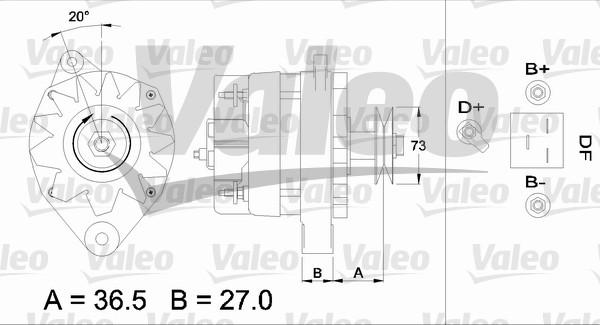 Valeo 433395 - Ģenerators autodraugiem.lv