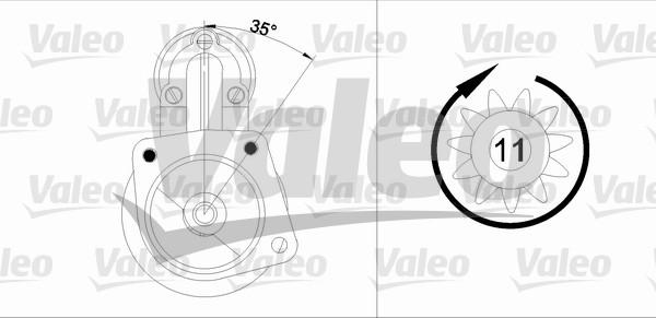 Valeo 433346 - Starteris autodraugiem.lv