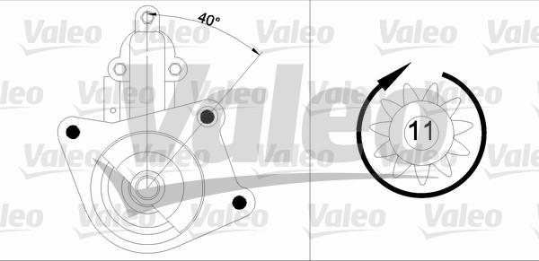 Valeo 433343 - Starteris autodraugiem.lv