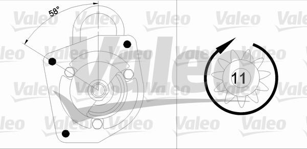 Valeo 433301 - Starteris autodraugiem.lv