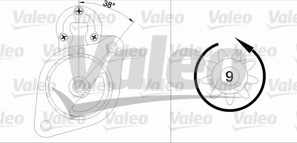 Valeo 433334 - Starteris autodraugiem.lv